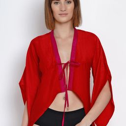 EROTISSCH Women Red Solid Robe-image-70