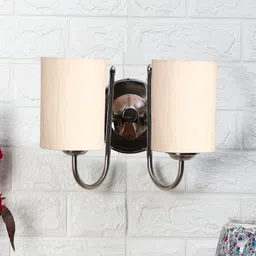 Devansh White Metal Traditional Cylinder Shaped Wall Lamp-image-61