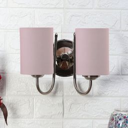 Devansh Grey Metal Traditional Cylinder Shaped Wall Lamp-26