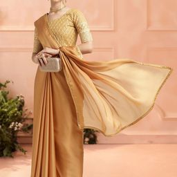 Mitera Embroidered Ready to Wear Saree With SequenceLace-picture-11