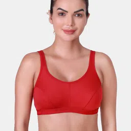 SKDREAMS Full Coverage Non Padded Cotton Sports Bra With All Day Comfort-picture-16