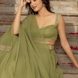 DEASHA INDIA Ready to Wear Lehenga & Blouse With Dupatta image 2