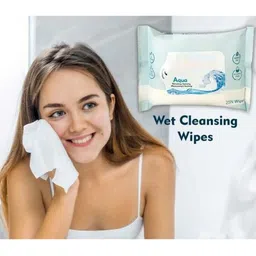 CRIBE Set Of 4 Jamine & Aloe Vera Wet Cleansing Wipes With Vitamin E- 25 Wipes Each image 3