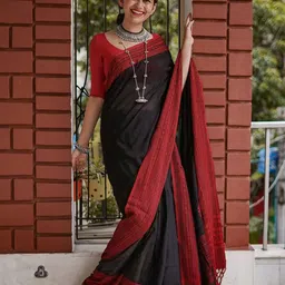 VILLE FASHION Floral Woven Design Kota Saree-image-87