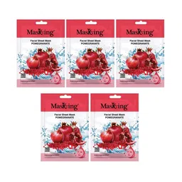 MasKing Set Of 5 Pomegranate Beauty Facial Sheet Mask - 1Pcs Each-19