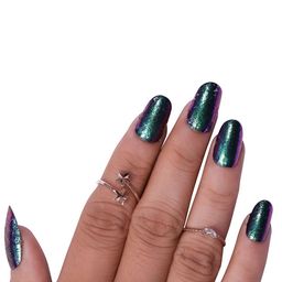 BEROMT Set Of 12 Salon Finish Press On Nail Tip With Application Kit - BFN768BPN image 5