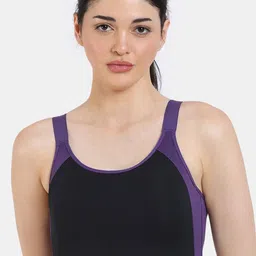 Zelocity by Zivame Women Colourblocked Full Coverage Bra-picture-2