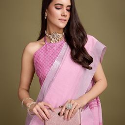 Rekha Maniyar Solid Zari Saree-image-40
