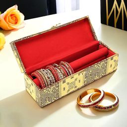 Kuber Industries Gold-Toned Set of 1 Regular Jewellery Organiser Organisers-27