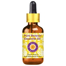 Deve Herbes Pure Benzoin Steam Distilled Essential Oil with Glass Dropper - 15ml-image-71