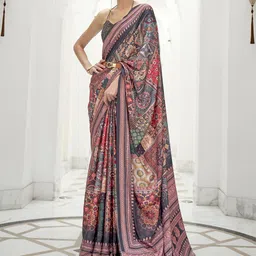 Anouk Kalamkari Pochampally Saree-18