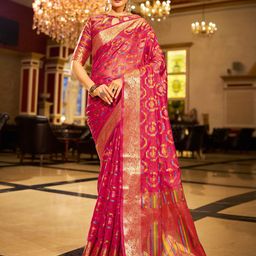 KALINI Woven Design Organza Saree-image-41