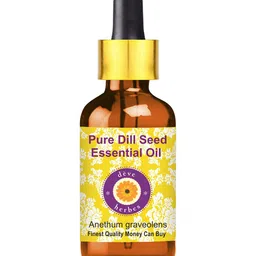 Deve Herbes Pure Dill Seed Essential Oil With Glass Dropper Natural Therapeutic Grade 30ml-image-92