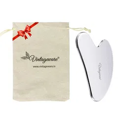 Vintageware Stainless Steel Heart Shape Gua Sha image 3