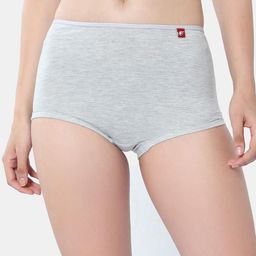Envie Women Grey Melange Shorts-image-4