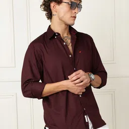 INVICTUS Men India Slim Fit Solid Button-Down Collar Cotton Casual Shirt-image-81