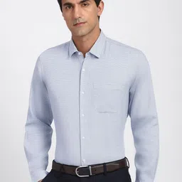 Peter England Self Design Formal Shirt-picture-17