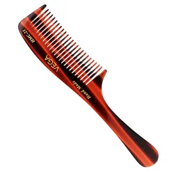 VEGA Tortoise Shell Pattern Grooming Hair Comb - HMC-23 - Brown-image-4