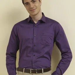 Allen Solly Printed Slim Fit Spread Collar Cotton Formal Shirt-image-18