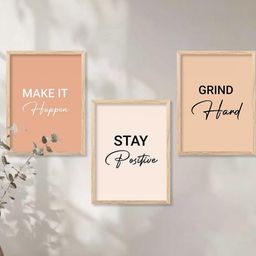 Motivational Wall Art With Frame Home Decor Wall Painting For Living Room Office Bedroom-image-107