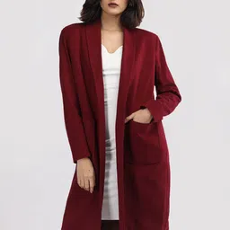 The Roadster Lifestyle Co Front Open Trench Coat-image-53