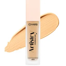 MARS Artistry Liquid Matte Foundation for Radiant Finish 30ml - Golden Sand 07-17