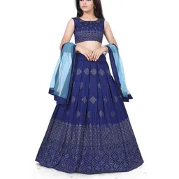 Shoryam Fashion Girls Embellished Ready to Wear Lehenga & Blouse With Dupatta-picture-43