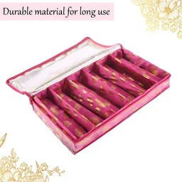 Aura Pink Set of 6 Regular Multi-Utility Organisers image 4
