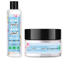 Love Beauty & Planet Set of Hydrate Nourish Shampoo & Hair Mask - 200 ml each-46