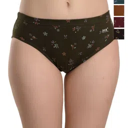 JIL X Pack Of 10 Printed Cotton Mid-Rise Hipster Briefs MY-JILX-PRO-PRINT-IE-10PC-picture-57