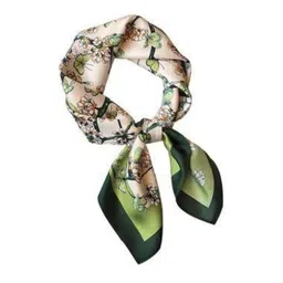 Alexvyan Women Printed Satin Scarf-23