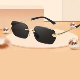 RICH CLUB Unisex Oval Sunglasses with UV Protected Lens-21