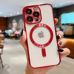 Luxury Kase Plating Magnetic Soft Cover iPhone 12 Pro Max Back Case-image-83