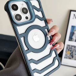 Luxury Kase Solid Printed iPhone 13 Pro Max Back Case Mobile Accessories-image-71