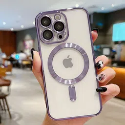Luxury Kase Plating Magnetic Soft Cover iPhone 13 Pro Max Back Case-image-95