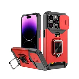 Luxury Kase LK177 Camera Slide Protection Card Holder Solid iPhone 14 Pro Max Back Case-image-103