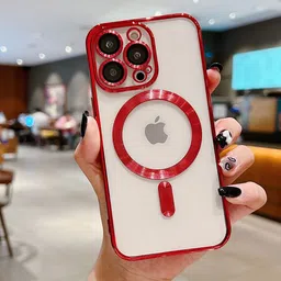 Luxury Kase Plating Magnetic Soft Cover iPhone 15 Pro Max Back Case-image-73