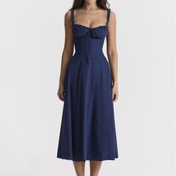 bebe Fit & Flare Midi Dress-image-26
