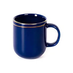 Femora Blue 6 Pieces Ceramic Glossy Cups 180 ml-25