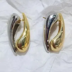 VAGHBHATT Dual-Tone Drop Earrings-picture-43