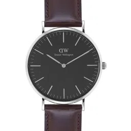 Daniel Wellington Men Dial & Leather Straps Analogue Watch DW00100131K-32