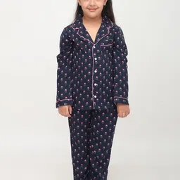 Biglilpeople Girls Printed Night suit-picture-27