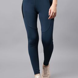 COSVOS Slim-Fit Ankle-Length Gym Tights-image-91
