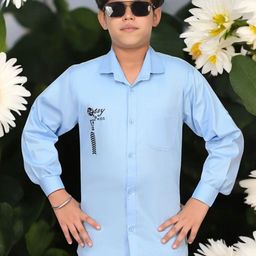 Eliq Boys Original Opaque Printed Party Shirt-image-90