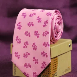 Tossido Men Pink Printed Broad Tie-picture-25