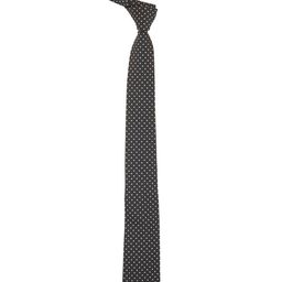 The Tie Hub Men Polka Dots Printed Broad Tie-image-79