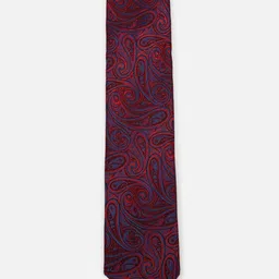 Van Heusen Men Maroon & Blue Printed Broad Tie-image-94