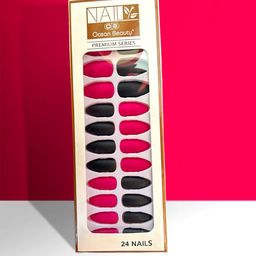 CHRONEX Set Of 24 Reusable Press On Nail Extensions image 1