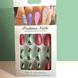 CHRONEX Set Of 12 Reusable Press On Nail Extensions image 1