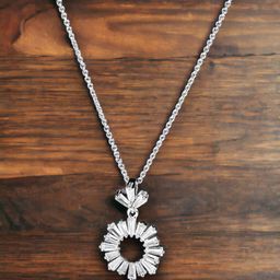 DressBerry Silver-Plated Pendant & Chain-image-16